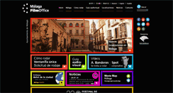 Desktop Screenshot of malagafilmoffice.com